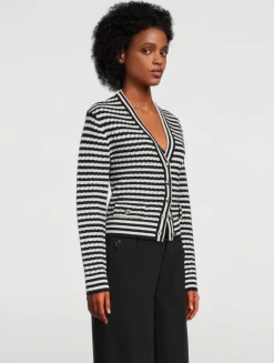 Gwen Stripe Jacquard Cardigan
