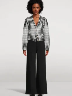 Gwen Stripe Jacquard Cardigan