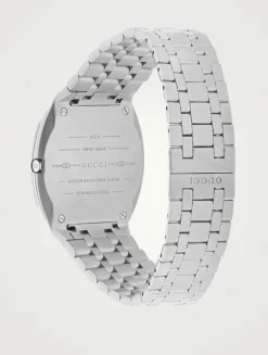 25H Stainless Steel Five-Links Bracelet Watch