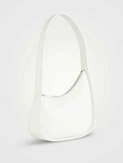 Half Moon Leather Shoulder Bag
