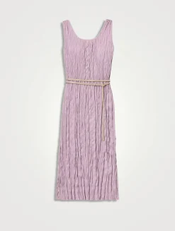 Hand Plissé Sleeveless Dress
