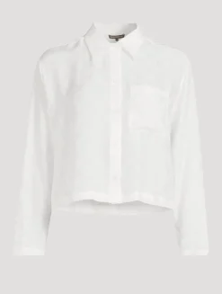 Handcuff Jacquard Cropped Pajama Top