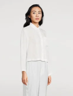 Handcuff Jacquard Cropped Pajama Top