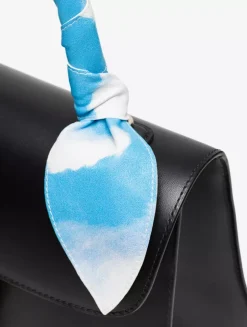 Handle Ribbon Lambskin Clouds