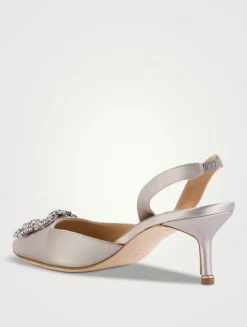 Hangisli Satin Slingback Pumps