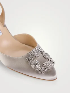 Hangisli Satin Slingback Pumps