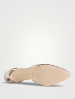 Hangisli Satin Slingback Pumps