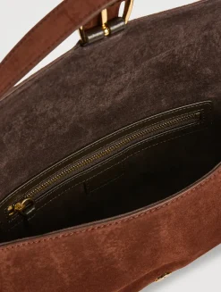 Harlow Suede Baguette