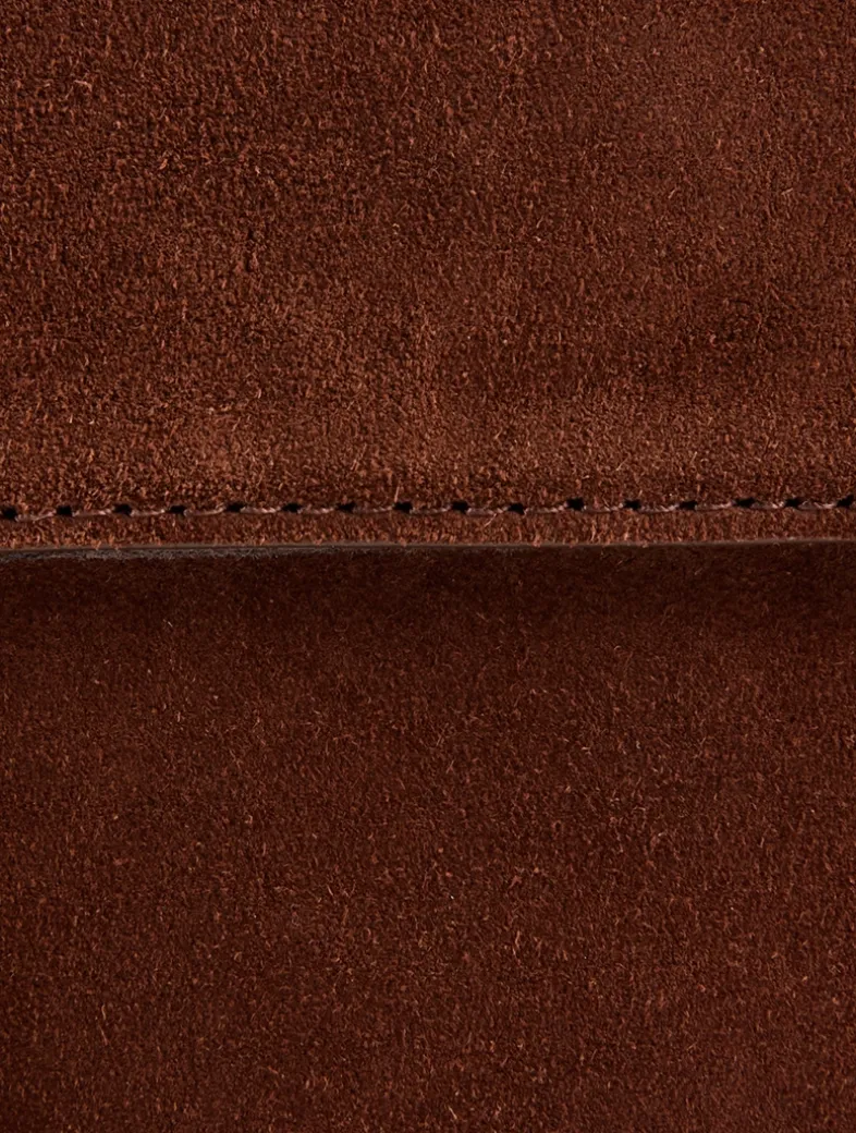 Harlow Suede Baguette