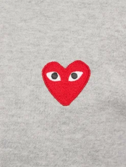 Heart Zip-Up Hoodie With Back Logo