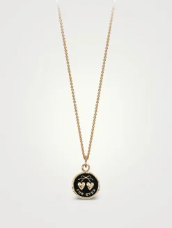 Hearts 14K Gold Talisman Necklace
