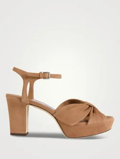 Heloise Suede Platform Sandals