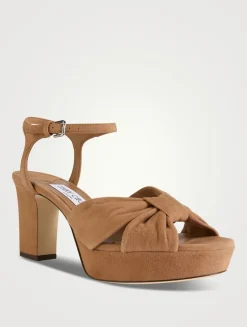 Heloise Suede Platform Sandals