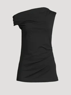 Henray Draped Jersey Top