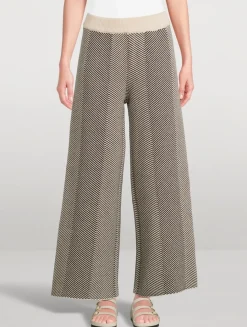 Herringbone Knit Pants