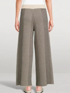 Herringbone Knit Pants