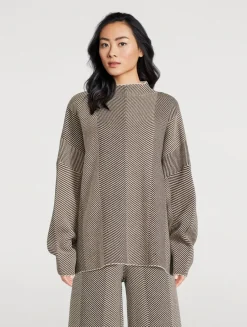Herringbone Knit Sweater