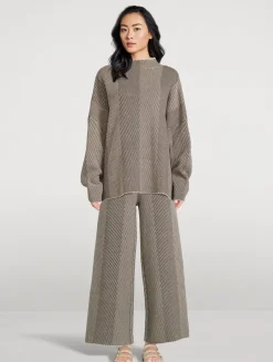 Herringbone Knit Sweater