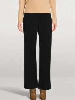 High-Waisted Bias Trousers