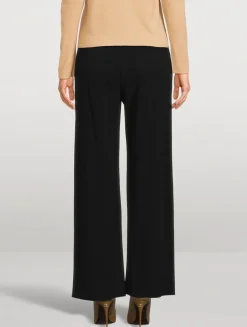 High-Waisted Bias Trousers