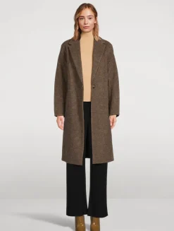 High-Waisted Bias Trousers