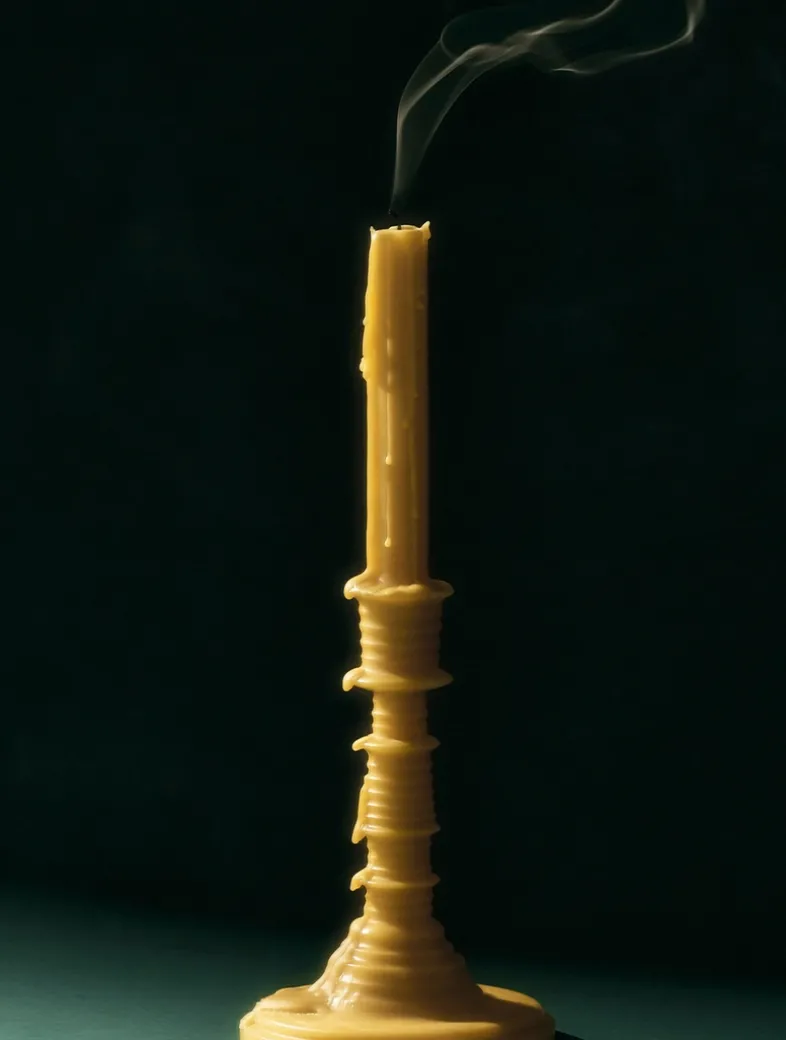 Honey Beeswax Candleholder