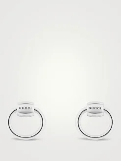 Horsebit Large Hoop Earrings