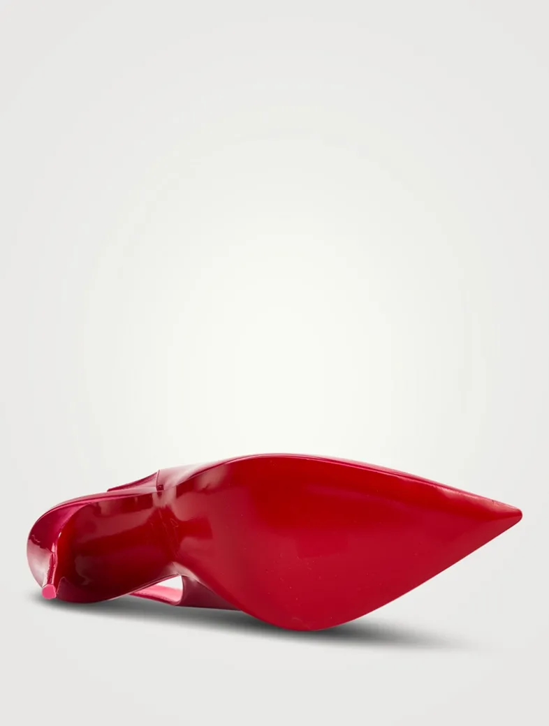 Hot Chick Patent Leather Slingback Pumps