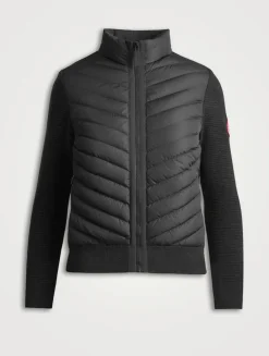 HyBridge® Down And Wool Knit Jacket