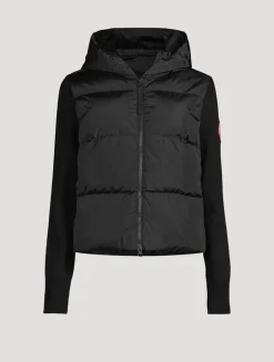 HyBridge® Down And Wool Knit Jacket