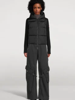 HyBridge® Down And Wool Knit Jacket