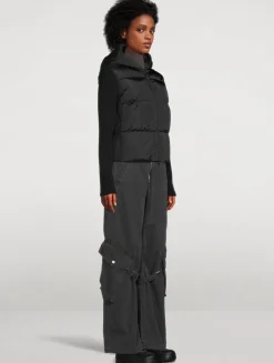 HyBridge® Down And Wool Knit Jacket