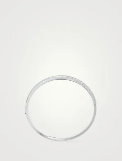 Hyperbola Crystal Bangle Bracelet