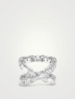 Hyperbola Crystal Crossover Ring