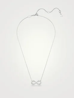 Hyperbola Crystal Infinity Necklace