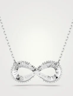 Hyperbola Crystal Infinity Necklace
