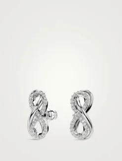 Hyperbola Crystal Stud Earrings