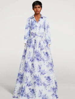 Icon Taffeta Shirt In Floral Print