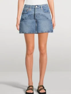 Icon Western Denim Mini Skirt