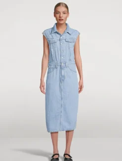Iconic Denim Shirt Dress