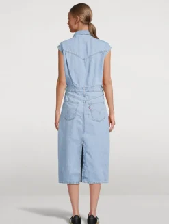 Iconic Denim Shirt Dress