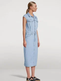 Iconic Denim Shirt Dress