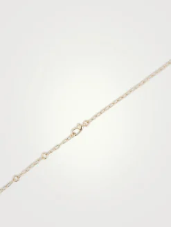 Iconica 18K Rose Gold Pendant Necklace With Multicolour Stones