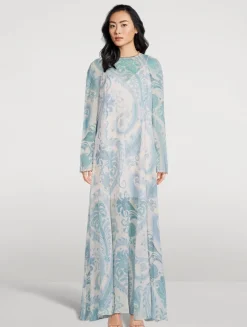 Illuminate Dress In Paisley Print