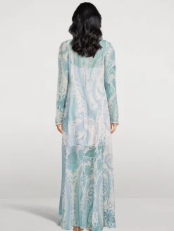 Illuminate Dress In Paisley Print