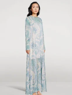 Illuminate Dress In Paisley Print