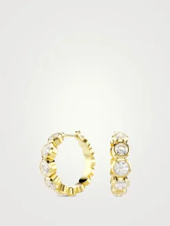 Imber Crystal Hoop Earrings
