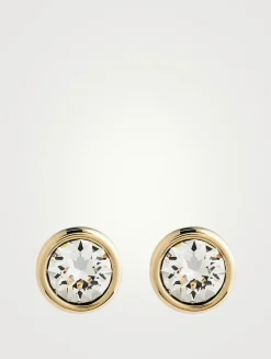 Imber Round Crystal Stud Earrings