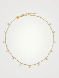 Interstellar Drop Choker Necklace