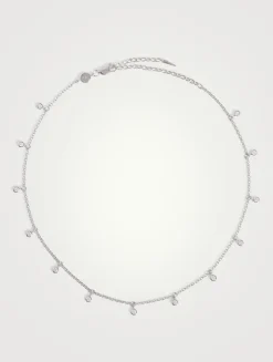 Interstellar Drop Choker Necklace